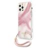 Guess GUHCP12MKSMAPI iPhone 12/12 Pro6,1" różowy/pink hardcase Marble Collection na NearMe.pl