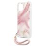Guess GUHCP12MKSMAPI iPhone 12/12 Pro6,1" różowy/pink hardcase Marble Collection na NearMe.pl