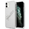 Guess GUHCN61KTRSVSI iPhone 11 6,1" / XrTransparent hardcase Vintage Script Silver na NearMe.pl