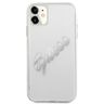Guess GUHCN61KTRSVSI iPhone 11 6,1" / XrTransparent hardcase Vintage Script Silver na NearMe.pl