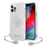 Guess GUHCP12LKS4GSI iPhone 12 Pro Max 6,7" Transparent hardcase 4G Silver Charms Collection na NearMe.pl