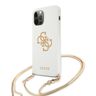Guess GUHCP12LLSC4GWH iPhone 12 Pro Max6,7" biały/white hardcase 4G Gold Chain Collection na NearMe.pl