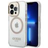 Guess GUHMP14XHTRMD iPhone 14 Pro Max6,7" złoty/gold hard case Metal Outline Magsafe na NearMe.pl