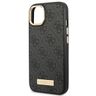 Guess GUHMP14MU4GPRK iPhone 14 Plus / 15 Plus 6.7" czarny/black hard case 4G Logo Plate MagSafe na NearMe.pl