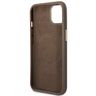 Guess GUHMP14SU4GPRW iPhone 14 / 15 / 13 6.1" brązowy/brown hard case 4G Logo Plate MagSafe na NearMe.pl
