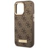 Guess GUHMP14XU4GPRW iPhone 14 Pro Max6,7" brązowy/brown hard case 4G Logo Plate MagSafe na NearMe.pl
