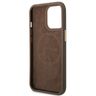 Guess GUHMP14XU4GPRW iPhone 14 Pro Max6,7" brązowy/brown hard case 4G Logo Plate MagSafe na NearMe.pl