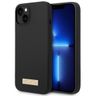 Guess GUHMP14MSBPLK iPhone 14 Plus/ 15 Plus 6.7" czarny/black hard case Silicone Logo Plate MagSafe na NearMe.pl