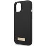Guess GUHMP14MSBPLK iPhone 14 Plus/ 15 Plus 6.7" czarny/black hard case Silicone Logo Plate MagSafe na NearMe.pl