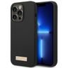 Guess GUHMP14LSBPLK iPhone 14 Pro6,1" czarny/black hard case Silicone Logo Plate MagSafe na NearMe.pl