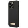 Guess GUHMP14LSBPLK iPhone 14 Pro6,1" czarny/black hard case Silicone Logo Plate MagSafe na NearMe.pl