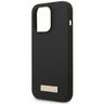 Guess GUHMP14LSBPLK iPhone 14 Pro6,1" czarny/black hard case Silicone Logo Plate MagSafe na NearMe.pl