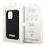Guess GUHMP14LSBPLK iPhone 14 Pro6,1" czarny/black hard case Silicone Logo Plate MagSafe na NearMe.pl