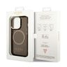 Guess GUHMP14LHTCMK iPhone 14 Pro 6,1" czarny/black hard case Gold Outline Translucent MagSafe na NearMe.pl