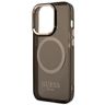 Guess GUHMP14XHTCMK iPhone 14 Pro Max6,7" czarny/black hard case Gold Outline Translucent MagSafe na NearMe.pl
