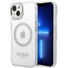 Guess GUHMP14MHTRMS iPhone 14 Plus / 15 Plus 6.7" srebrny/silver hard case Metal Outline Magsafe na NearMe.pl