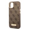 Guess GUHMP13MU4GPRW iPhone 13 / 14 / 156.1" brązowy/brown hard case 4G Logo Plate MagSafe na NearMe.pl