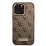 Guess GUHMP13LU4GPRW iPhone 13 Pro /13 6,1" brązowy/brown hard case 4G Logo Plate MagSafe na NearMe.pl