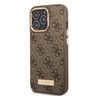 Guess GUHMP13XU4GPRW iPhone 13 Pro Max6,7" brązowy/brown hard case 4G Logo Plate MagSafe na NearMe.pl