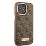 Guess GUHMP13XU4GPRW iPhone 13 Pro Max6,7" brązowy/brown hard case 4G Logo Plate MagSafe na NearMe.pl