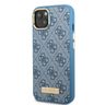 Guess GUHMP13MU4GPRB iPhone 13 / 14 / 156.1" niebieski/blue hard case 4G Logo Plate MagSafe na NearMe.pl