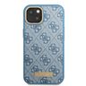 Guess GUHMP13MU4GPRB iPhone 13 / 14 / 156.1" niebieski/blue hard case 4G Logo Plate MagSafe na NearMe.pl
