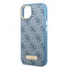 Guess GUHMP13MU4GPRB iPhone 13 / 14 / 156.1" niebieski/blue hard case 4G Logo Plate MagSafe na NearMe.pl