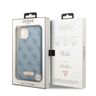 Guess GUHMP13MU4GPRB iPhone 13 / 14 / 156.1" niebieski/blue hard case 4G Logo Plate MagSafe na NearMe.pl