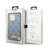 Guess GUHMP13XU4GPRB iPhone 13 Pro Max6,7" niebieski/blue hard case 4G Logo Plate MagSafe na NearMe.pl