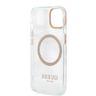 Guess GUHMP13MHTRMD iPhone 13 / 14 / 15 6.1" złoty/gold hard case Metal Outline Magsafe na NearMe.pl