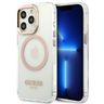 Guess GUHMP13LHTRMD iPhone 13 Pro / 13 6,1" złoty/gold hard case Metal Outline Magsafe na NearMe.pl