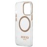 Guess GUHMP13LHTRMD iPhone 13 Pro / 13 6,1" złoty/gold hard case Metal Outline Magsafe na NearMe.pl