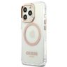 Guess GUHMP13XHTRMD iPhone 13 Pro Max6,7" złoty/gold hard case Metal Outline Magsafe na NearMe.pl