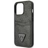 Guess GUHCP13LP4TPK iPhone 13 Pro / 13 6,1" czarny/black hardcase 4G Triangle Logo Cardslot na NearMe.pl