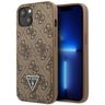 Guess GUHCP13MP4TPW iPhone 13 / 14 / 15 6.1" brązowy/brown hardcase 4G Triangle Logo Cardslot na NearMe.pl