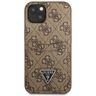 Guess GUHCP13MP4TPW iPhone 13 / 14 / 15 6.1" brązowy/brown hardcase 4G Triangle Logo Cardslot na NearMe.pl
