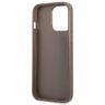 Guess GUHCP13LP4TPW iPhone 13 Pro / 13 6,1" brązowy/brown hardcase 4G Triangle Logo Cardslot na NearMe.pl