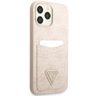 Guess GUHCP13XP4TPP iPhone 13 Pro Max 6,7" różowy/pink hardcase 4G Triangle Logo Cardslot na NearMe.pl