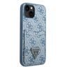 Guess GUHCP13MP4TPB iPhone 13 / 14 / 15 6.1" niebieski/blue hardcase 4G Triangle Logo Cardslot na NearMe.pl