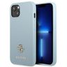 Guess GUHCP13SPS4MB iPhone 13 mini 5,4" niebieski/blue hardcase Saffiano 4G Small Metal Logo na NearMe.pl
