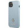 Guess GUHCP13MPS4MB iPhone 13 / 14 / 15 6.1" niebieski/blue hardcase Saffiano 4G Small Metal Logo na NearMe.pl