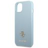 Guess GUHCP13MPS4MB iPhone 13 / 14 / 15 6.1" niebieski/blue hardcase Saffiano 4G Small Metal Logo na NearMe.pl