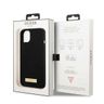 Guess GUHMP13SSPLK iPhone 13 mini 5,4" czarny/black hard case Silicone Logo Plate MagSafe na NearMe.pl