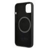 Guess GUHMP13MSPLK iPhone 13 / 14 / 15 6.1" czarny/black hard case Silicone Logo Plate MagSafe na NearMe.pl