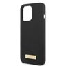 Guess GUHMP13LSPLK iPhone 13 Pro / 13 6,1" czarny/black hard case Silicone Logo Plate MagSafe na NearMe.pl