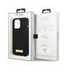 Guess GUHMP13LSPLK iPhone 13 Pro / 13 6,1" czarny/black hard case Silicone Logo Plate MagSafe na NearMe.pl