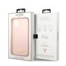 Guess GUHMP13SSBPLP iPhone 13 mini 5,4" różowy/pink hard case Silicone Logo Plate MagSafe na NearMe.pl
