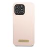 Guess GUHMP13LSPLP iPhone 13 Pro / 13 6,1" różowy/pink hard case Silicone Logo Plate MagSafe na NearMe.pl