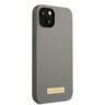 Guess GUHMP13SSPLG iPhone 13 mini 5,4" szary/grey hard case Silicone Logo Plate MagSafe na NearMe.pl