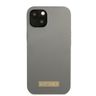 Guess GUHMP13MSPLG iPhone 13 / 14 / 15 6.1" szary/grey hard case Silicone Logo Plate MagSafe na NearMe.pl